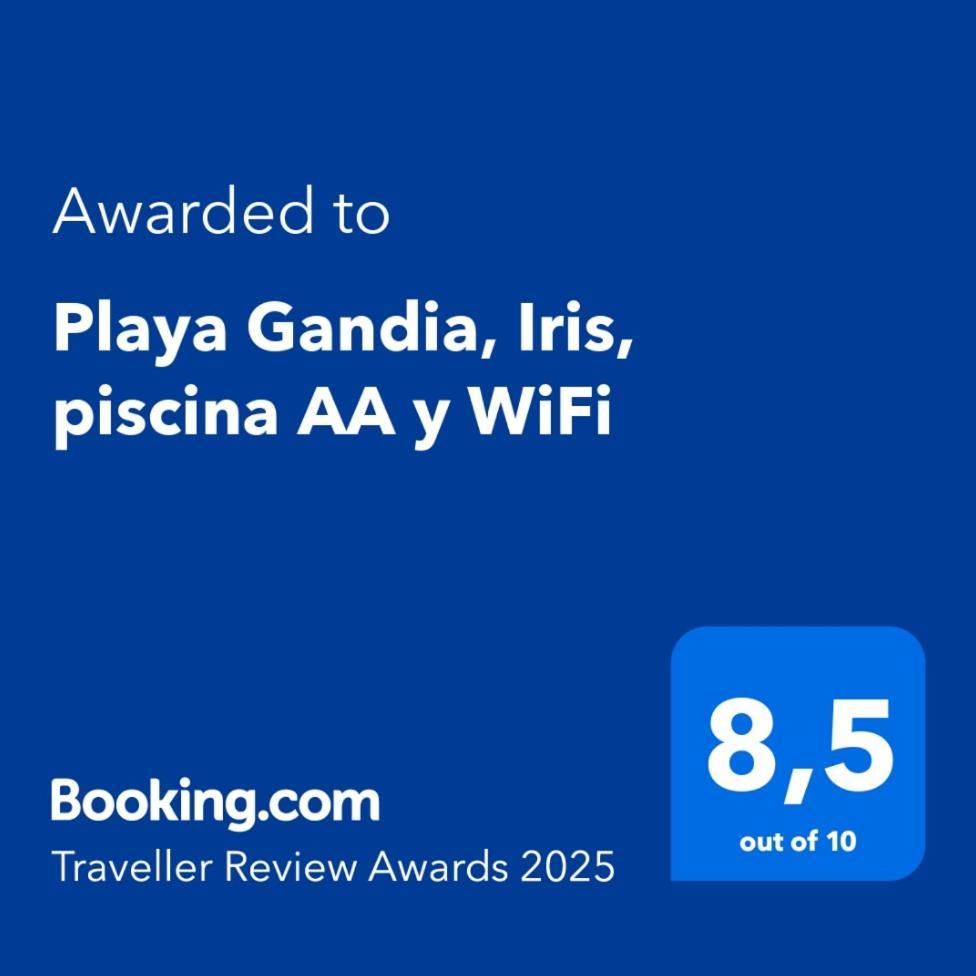 Playa Gandia, Iris, Piscina Aa Y Wifi Apartment Playa de Gandia Екстериор снимка